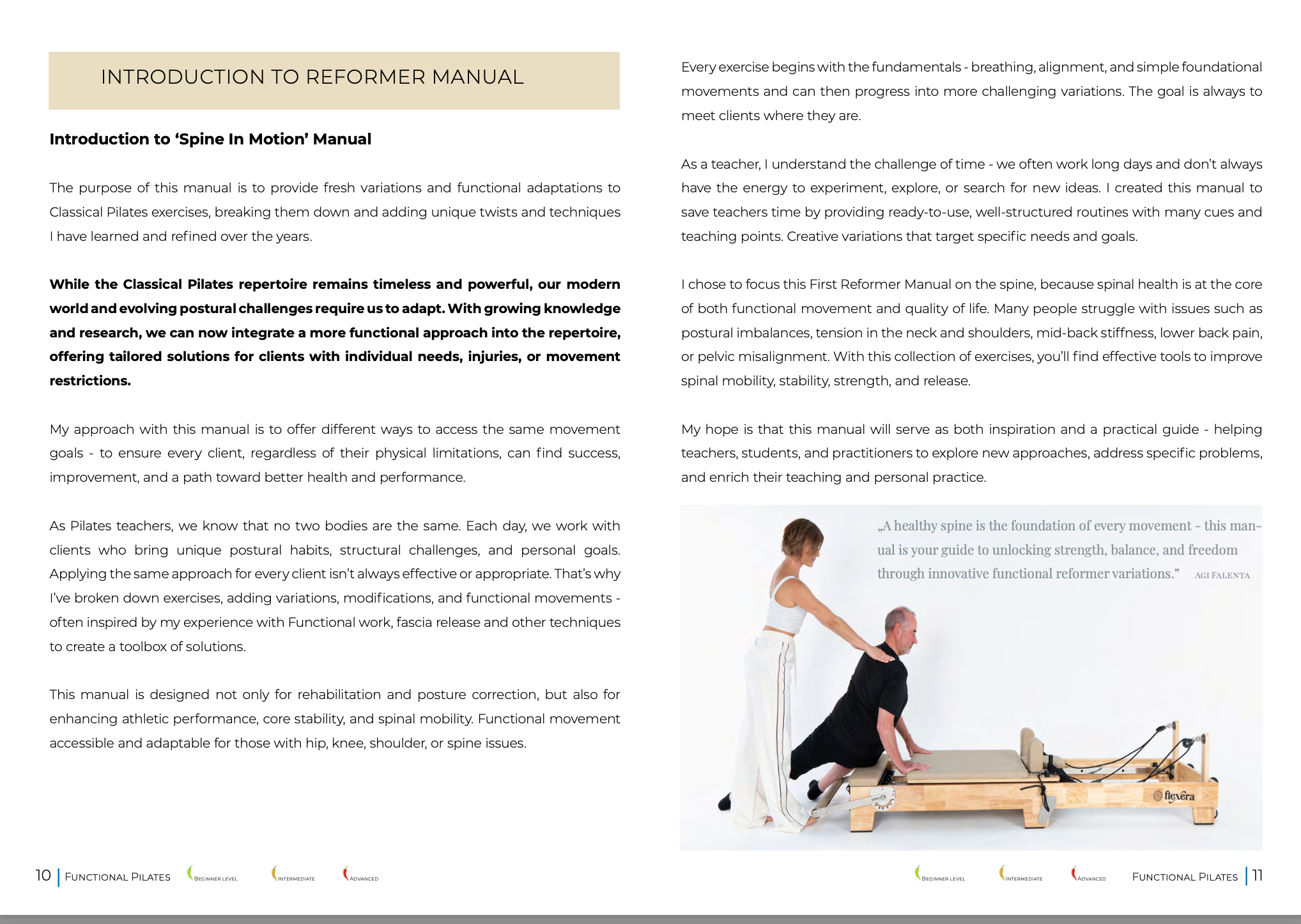 Spine in Motion: Reformer Pathways For Spinal Health - PDF Manual