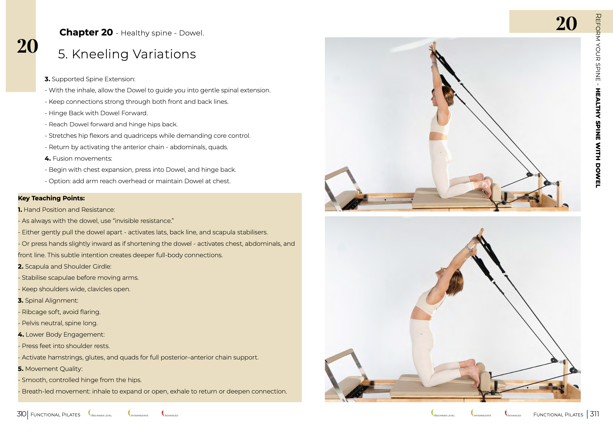 Spine in Motion: Reformer Pathways For Spinal Health - PDF Manual