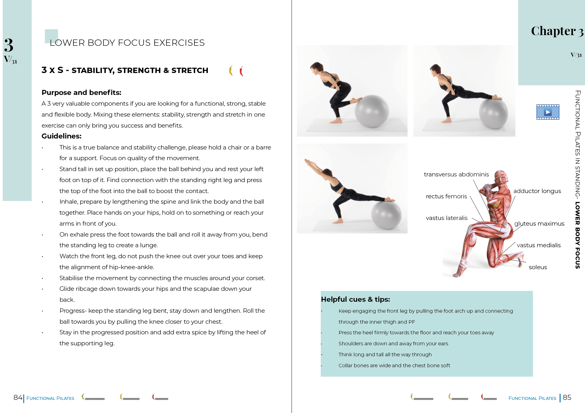 Functional Pilates with Fit Ball - Interactive E-Book