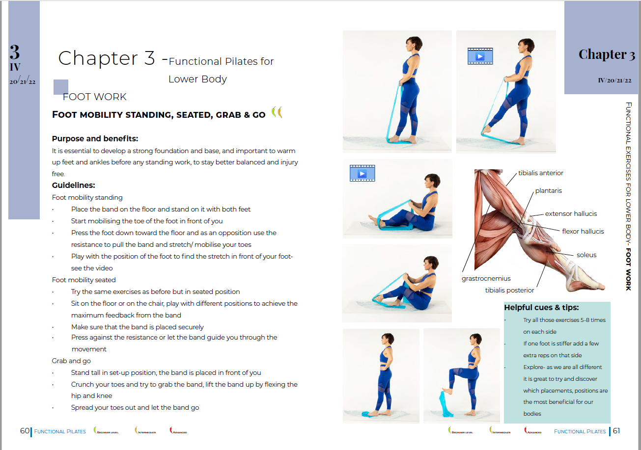 Functional Pilates with Resistant Band - Interactive E-Book